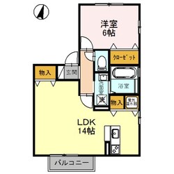 シャン デ ワゾーの物件間取画像